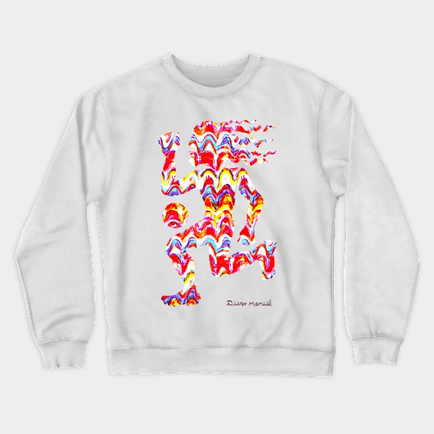 Football player Crewneck Sweatshirt by diegomanuel